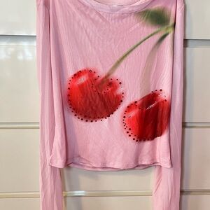 Madden Girl Pink Cherry Top